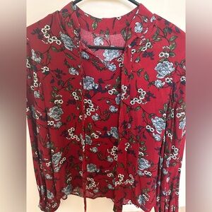 Yumi Kim floral Oxford top